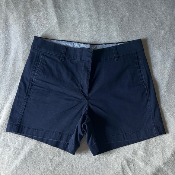 Women's J Crew size 10 Navy Shorts 5”inseam - Picture 1 of 7